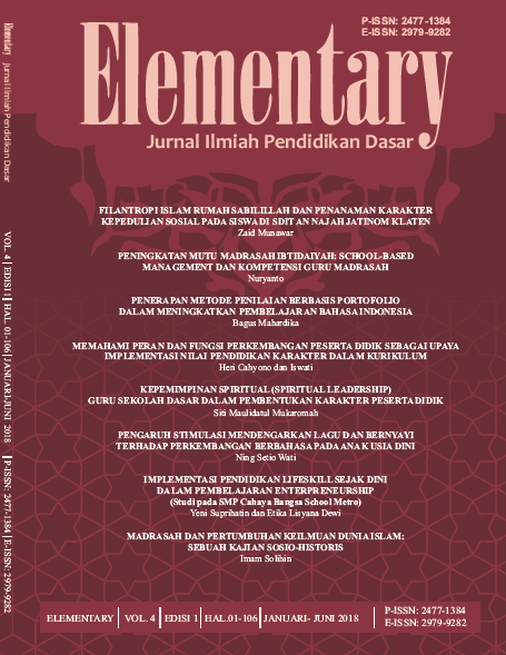 					View Vol. 4 No. 1 (2018): Elementary
				